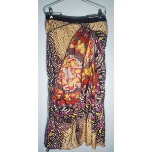 Tiny Anthropology Womens Whimsicle Flutter  Maxi Skirt Size Large Bohemian Artsy